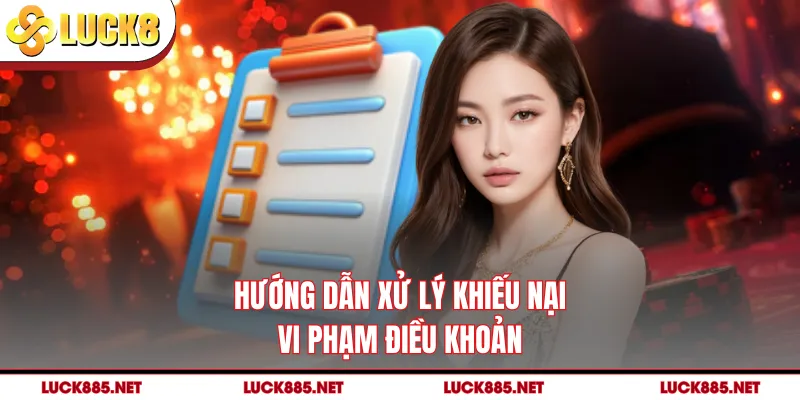 Hướng dẫn xử lý khiếu nại vi phạm điều khoản
